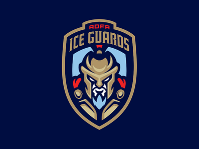 ADFA Ice Guards australia branding guard hockey ice ice hockey logo sparta spartan sport sports