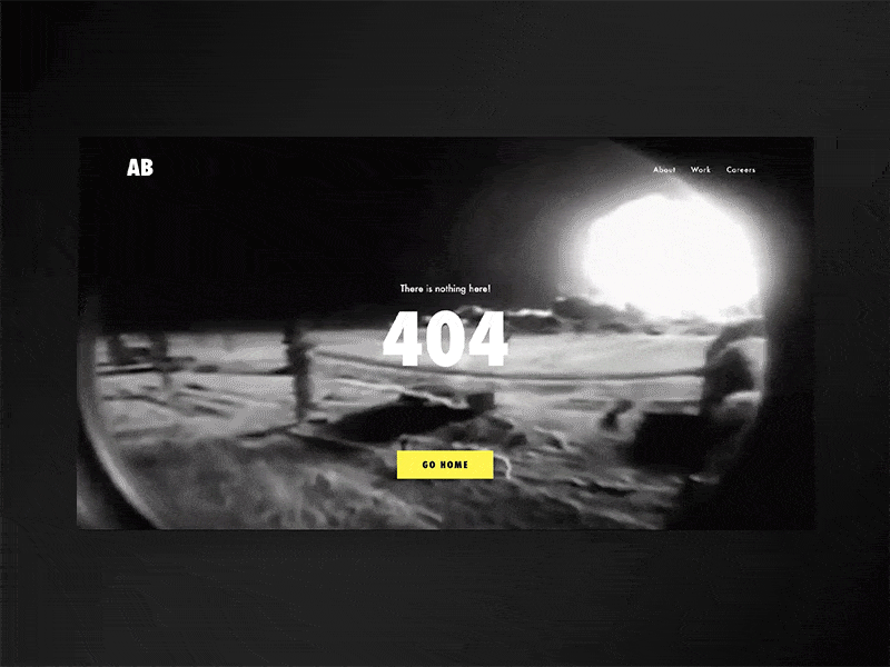 Daily UI - #008 : 404 Page 008 404 animation dailyui error gif not found principle ui ux web