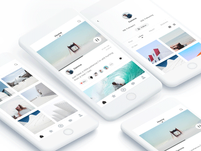 Student work －Wang Bingyu app dayu gif ios iphone music ui
