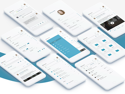 Teamwrk. Mobile UI dashboard design light mobile responsive ui ui user ux web web app