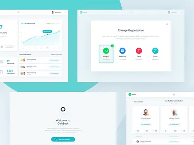 GitItBack - Organizations contribute dashboard intercom list login rank select statistics stats tab tesla welcome