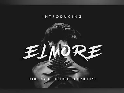 Elmore - Brush Font download fonts handmade handwritten lettering script sharpie typography writing
