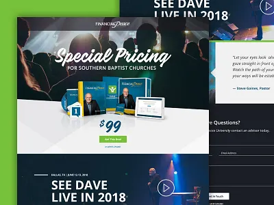 Landing Page Mockup design landing page mockup web