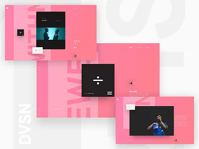 Artist - Album Release album artist artwork fullscreen hero loading music navigation parallax sidebar typography web design
