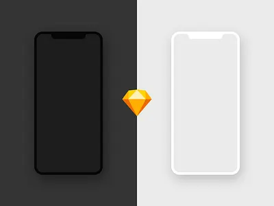 Free iPhone X Mockup - Sketch apple free freebie iphone iphone mockup iphone x iphone x mockup iphonex mockup sketch x