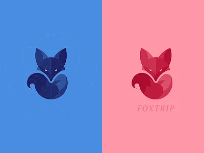LOGO_Foxtrip branding fox icon logo logotype