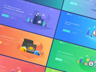 CRM Marketing Website crm dashboard header illustration landing page marketing pricing resources saas sales software solution