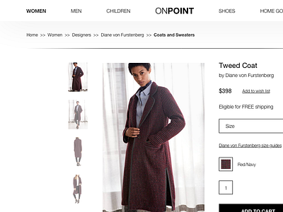 Mentor Design Challenge 3 of 3: Product Page apparel diane furstenberg page product von womens