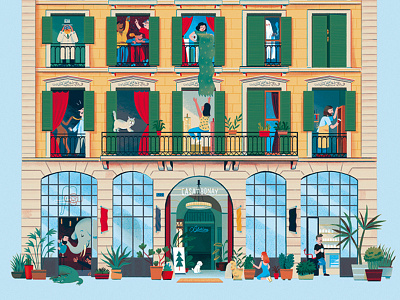 Casa Bonay advent architecture building characters hotel interiors windows