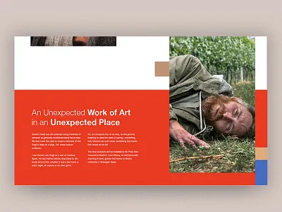 I Am Vincent by Douglas Coupland — Winner Announcement branding clean design douglas coupland flat homepage illustration photography red typography van gogh website