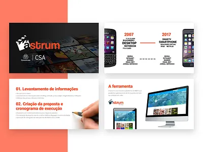 Astrum Presentation branding keynote presentation slide