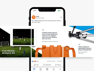 Carousel Ad ad design facebook layout social social media sports ui ux web design