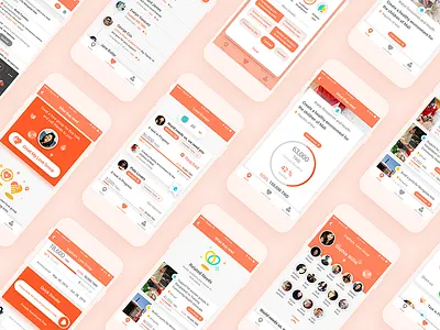 Ami Project | Crowdfunding Platform [Revised Edition] app crowdfunding donate donation icon love mobile need platform progress bar tab bar world version