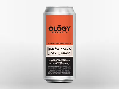 Crowler Label beer can crowler label