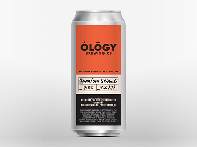 Crowler Label beer can crowler label