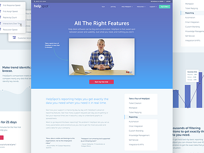 HelpSpot - Tour Page features helpspot industries tour