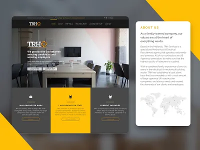 Recruitment Agency Web Platform branding graphic design homepage landing logo office recruitment ui ux web webdesign wordpress