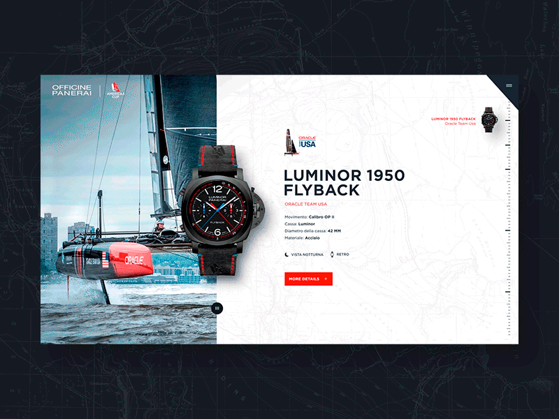 Officine Panerai 35th America's Cup americas cup officine panerai racing sailing watches