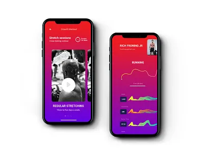 Crossfit App android app crossfit design interface ios ui ux web