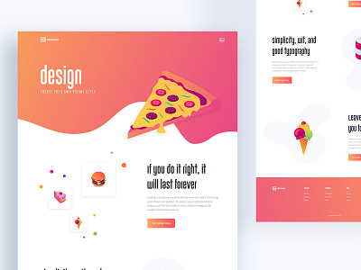 Colours Web Exploration bubble color creative design gmail google gradient new trend template typography ui ux