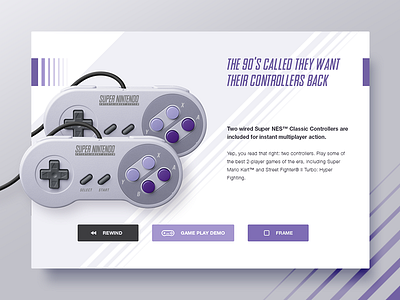 Snes Controllers clean controllers gaming nintendo pads snes super nintendo ui ux video game widget