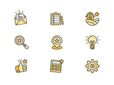 Land Trader Icon Set account dashboard icon