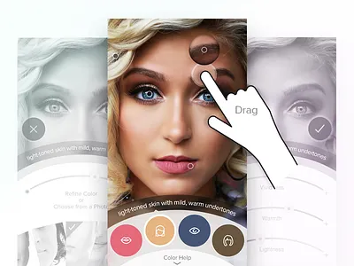 Face Cleaner Editor Mobile App after before beauty camera clear design edit effect face interface photo ui ux