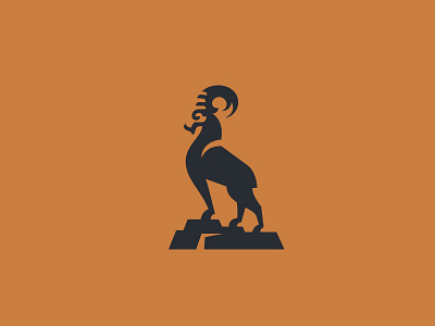 Ram Mark animal logo mark ram rock symbol