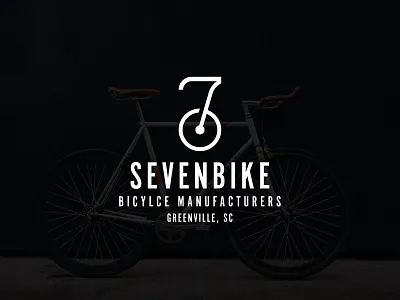 SevenBike Logo Concept bicycle bike branding icon lock up logo