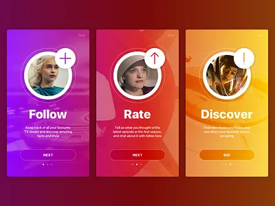 Daily UI 023 - Onboarding 023 dailyui