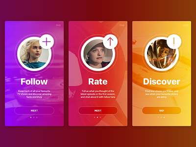 Daily UI 023 - Onboarding 023 dailyui