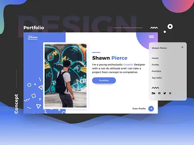Portfolio Website Design flat design graphic design minimalist ui ux minimalist website portfolio portfolio desgin portfolio website ui design ux design website