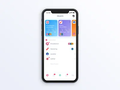 Ora.pm - iPhone (coming soon) design ios iphone iphonex management mobile productivity task todo ui ux