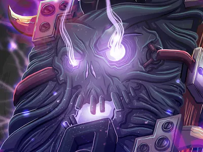 Tome of Awakening book card cardgame chain fantasy magic magical skull summoner wizard