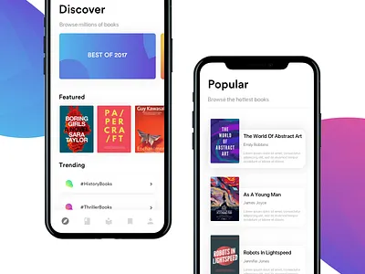 Iphone X - Books Discover book bookmark books cover discover featured hot ios iphone iphone x popular trending
