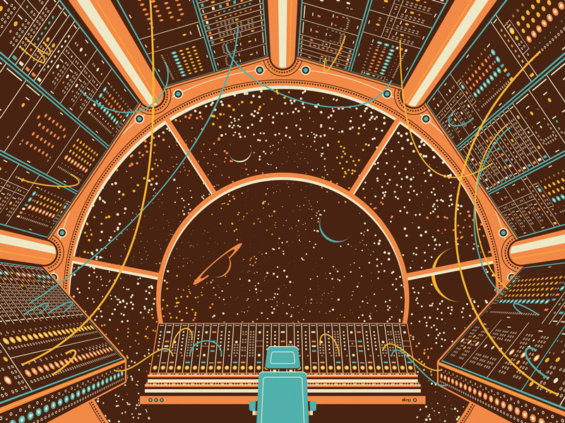 DKNG / Projects / Reissued Moog Art Prints | Dribbble