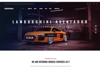 Dazimaxx - Multipurpose WordPress Theme auto care auto centre auto mechanic auto painting auto service body shop car repair car service car wash garage maintenance mechanic workshops