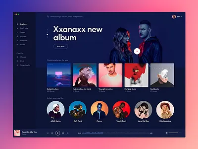 Music player for mac 📁 album app art artist desktop music player