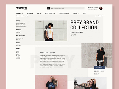 Daily UI challenge #011 game minimal prey robot shop store ui ux