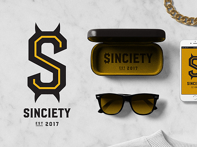 Sinciety - Apparel apparel apparel design brand identity branding lettering logo logo design streetwear urban