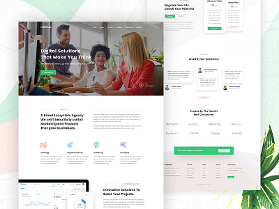 CreativeLab - Agency Landing Page V1 agency business clean design elegant minimal modern multi purpose photography portfolio shop stylish