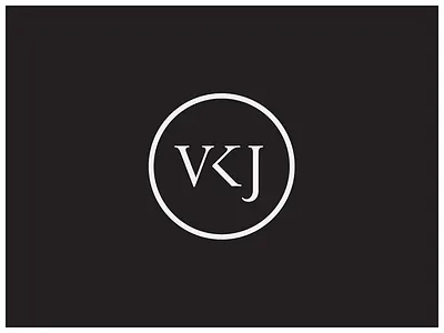 VKJ Monogram logo identity letter logotype monogram personal branding photographer typo typography vkj