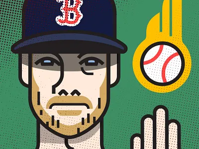 Give 'em Sale! baseball halftone mlb pitching playoffs postseason red sox vector