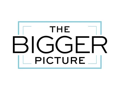 Logo for The Bigger Picture Productions branding commercial logo production website