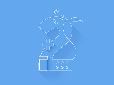 Market numbers business icons illustration market minimalist numbers