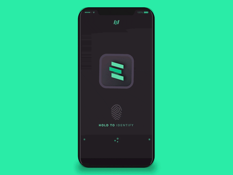 Fingerprint identification animation artdirection fingerprint identification motiondesign ui uidesign ux