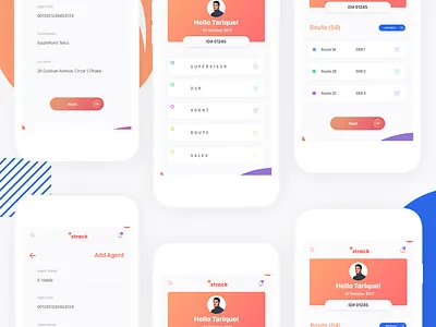 Sales Track (Part 2) app design mobile app design mobile ui sales app sales managment sales ui ui design user persona ux design
