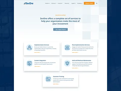 SevOne Support Page corporate it services sevone tech