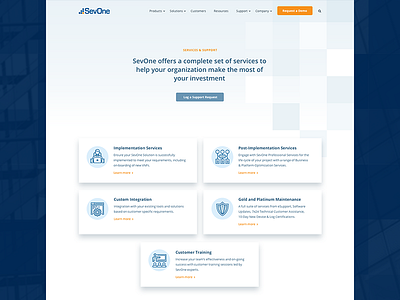 SevOne Support Page corporate it services sevone tech