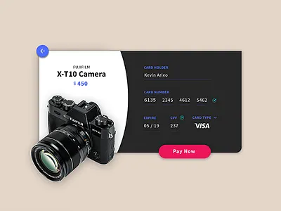 Daily UI #2 Credit Card Checkout card checkout credit form payment ui ux